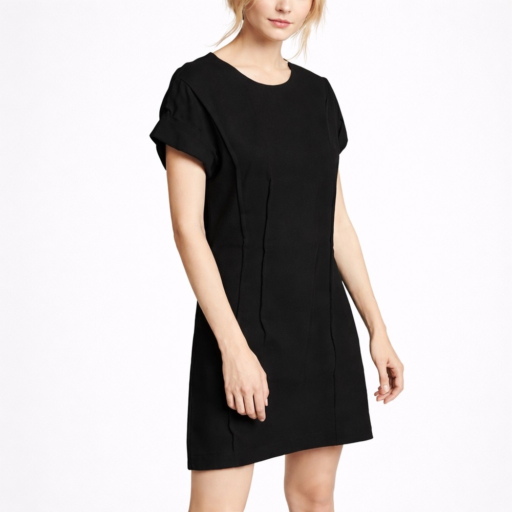 CURRENT/ELLIOTT Black T Shirt Dress Medium Mini Dress Casual Everyday